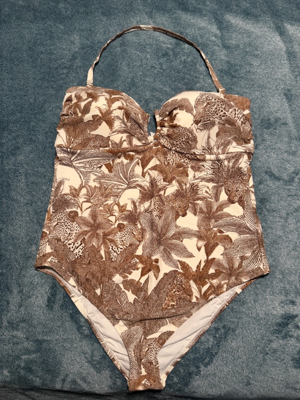 NWT Sofia by Sofia Vergara Women's Plus Bandeau One-Piece Swimsuit Size 2X